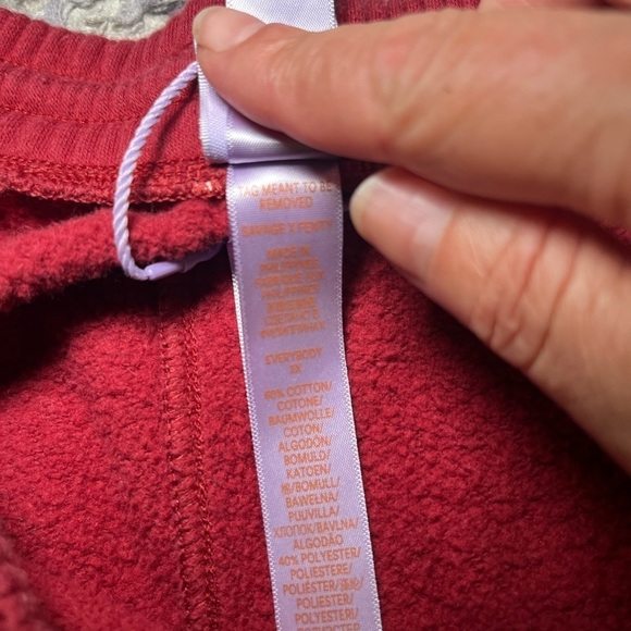 Savage red sweatpants size 2X - Picture 10 of 11